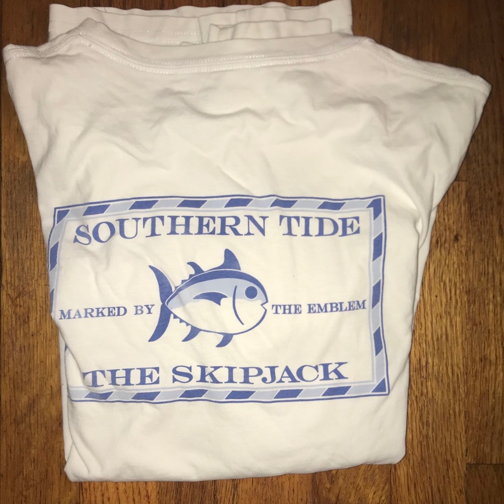 Long sleeve white Southern Tide